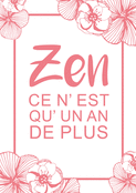 Anniversaire zen avec des fleurs &eacute;l&eacute;gantes